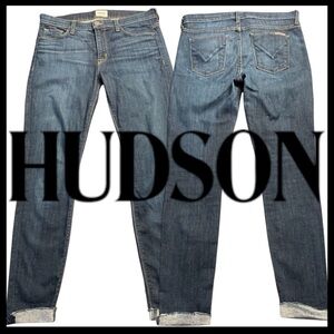 Hudson Nico Mid-Rise Super Skinny Jeans (28x28)